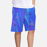 MDK Blue Design Men's All-over Print Beach Shorts (Printy6)