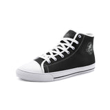 MDK Black Unisex High Top Canvas Shoes