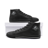 MDK Black Unisex High Top Canvas Shoes