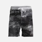 MDK Gothic Grunge Men's All-over Print Beach Shorts