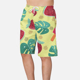 MDK Ice Cream Design Men's All-over Print Beach Shorts (Printy6)