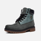 Space Gray Casual Leather Lightweight boots TB