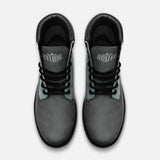 Space Gray Casual Leather Lightweight boots TB