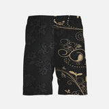 MDK Gold Design Men's All-over Print Beach Shorts (Printy6)