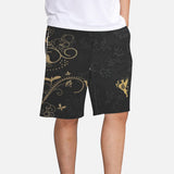 MDK Gold Design Men's All-over Print Beach Shorts (Printy6)