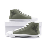 MDK Army Unisex High Top Canvas Shoes
