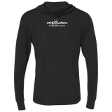 LOVE > Fear Unisex Triblend LS Hooded T-Shirt