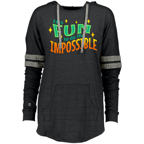 Fun To Do The Impossible Holloway Ladies Hooded Low Key Pullover