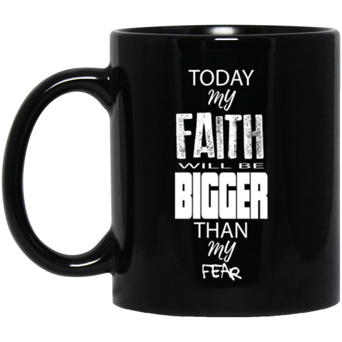 Faith 11 oz. Black Mug