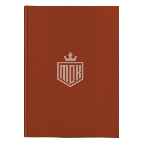 MDK Red with Logo Hardcover Notebook (Teelaunch)