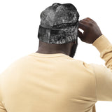 MDK Grunge Black All-Over Print Beanie