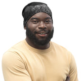 MDK Grunge Black All-Over Print Beanie