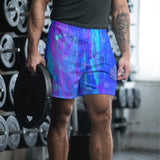 MDK Blue Men's Athletic Long Shorts