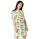 whimsical Love T-shirt dress