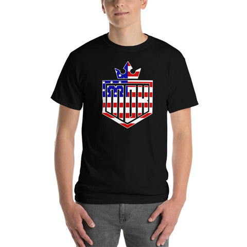 MDK Patriot New Flag (on dark colors) Short Sleeve T-Shirt