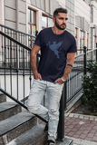 Modern Day King Gryphon Blue design