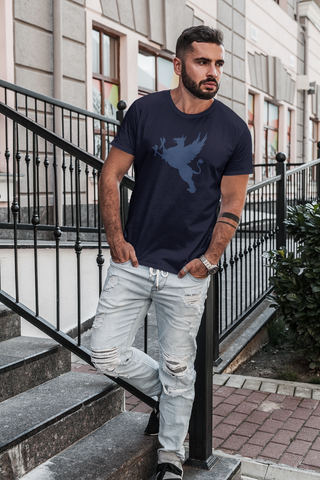 Modern Day King Gryphon Blue design