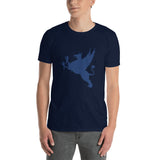 Modern Day King Gryphon Blue design