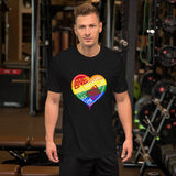 Love Heart Short-Sleeve Unisex T-Shirt