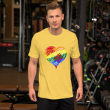 Love Heart Short-Sleeve Unisex T-Shirt